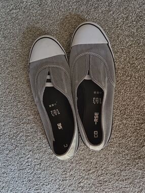 Converse Chuck Taylor All Star Ballet Slip On White Leather Sneakers